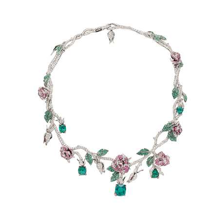 rose dior bagatelle necklace price